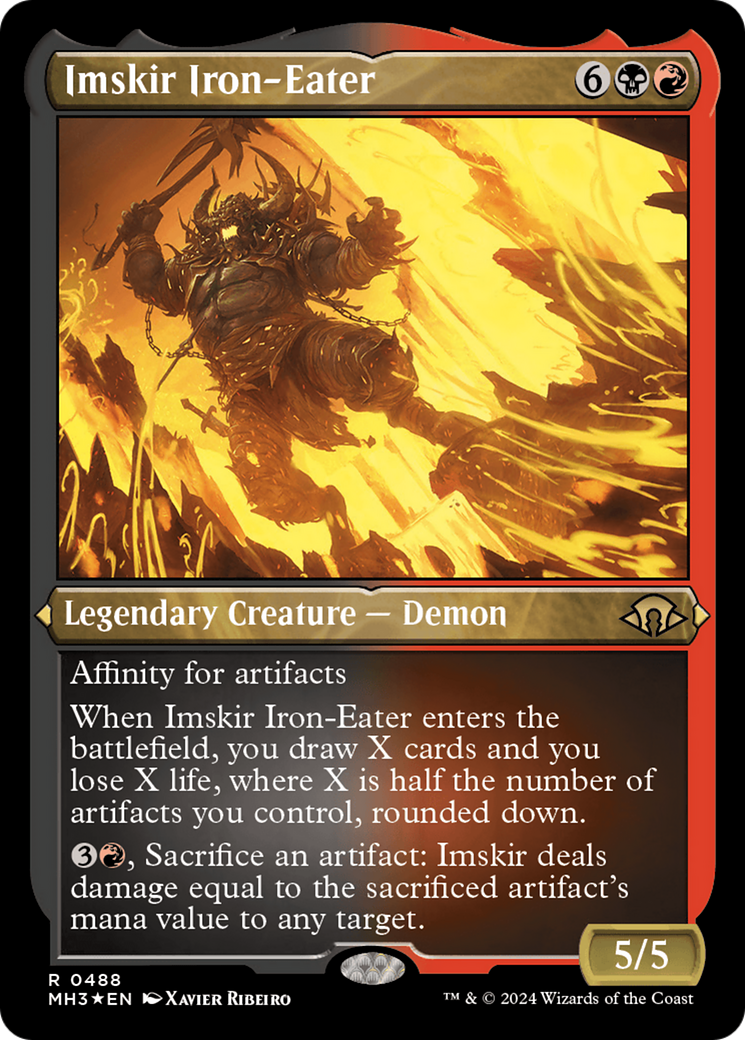 Imskir Iron-Eater (Foil Etched) [Modern Horizons 3] | Gam3 Escape