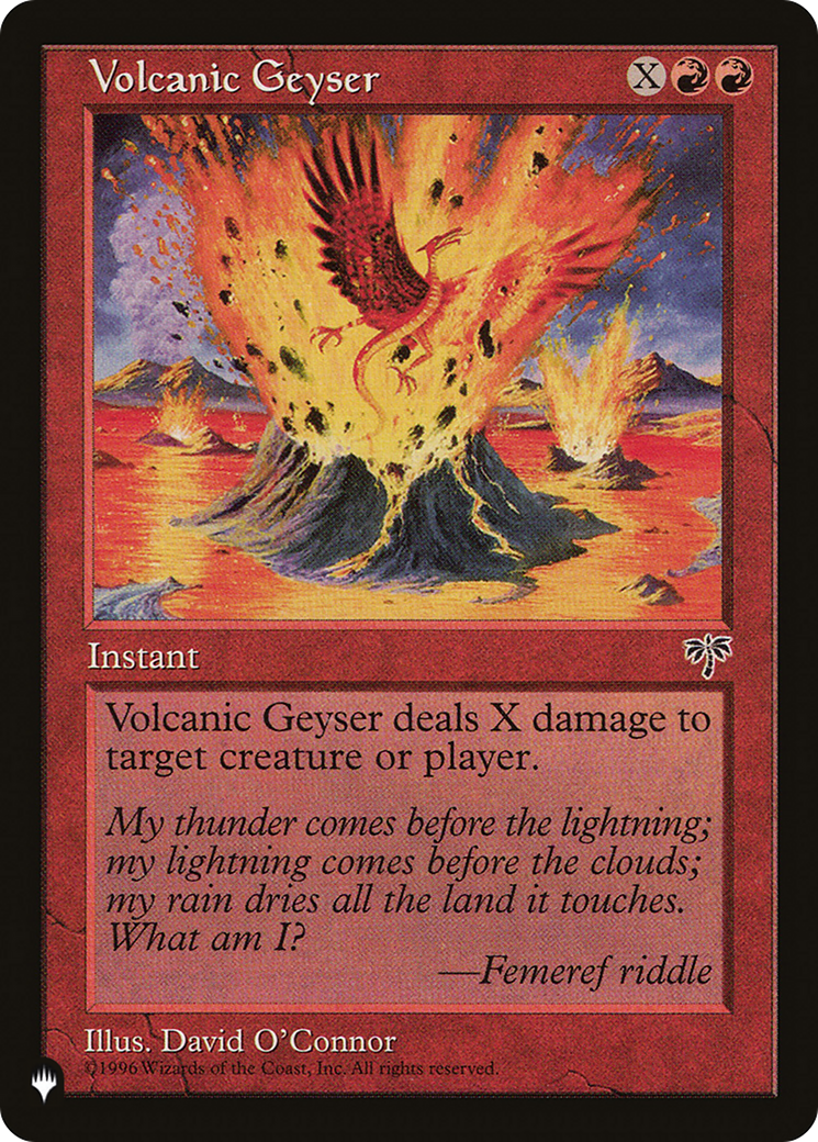 Volcanic Geyser [The List Reprints] | Gam3 Escape