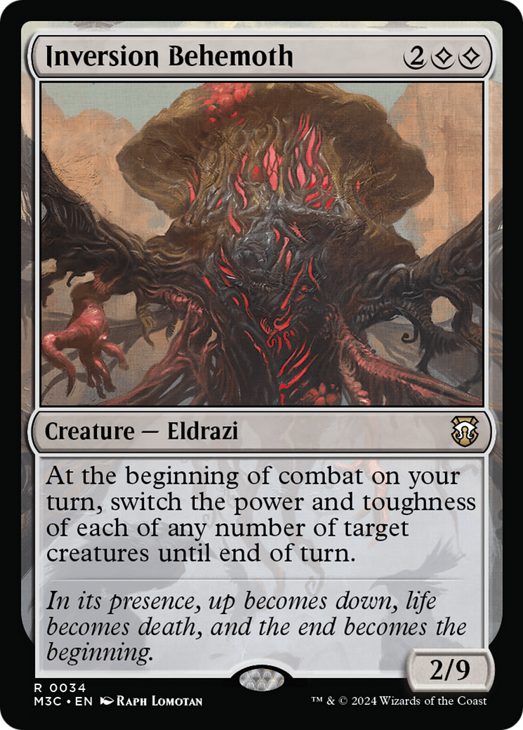 Inversion Behemoth [Modern Horizons 3 Commander] | Gam3 Escape