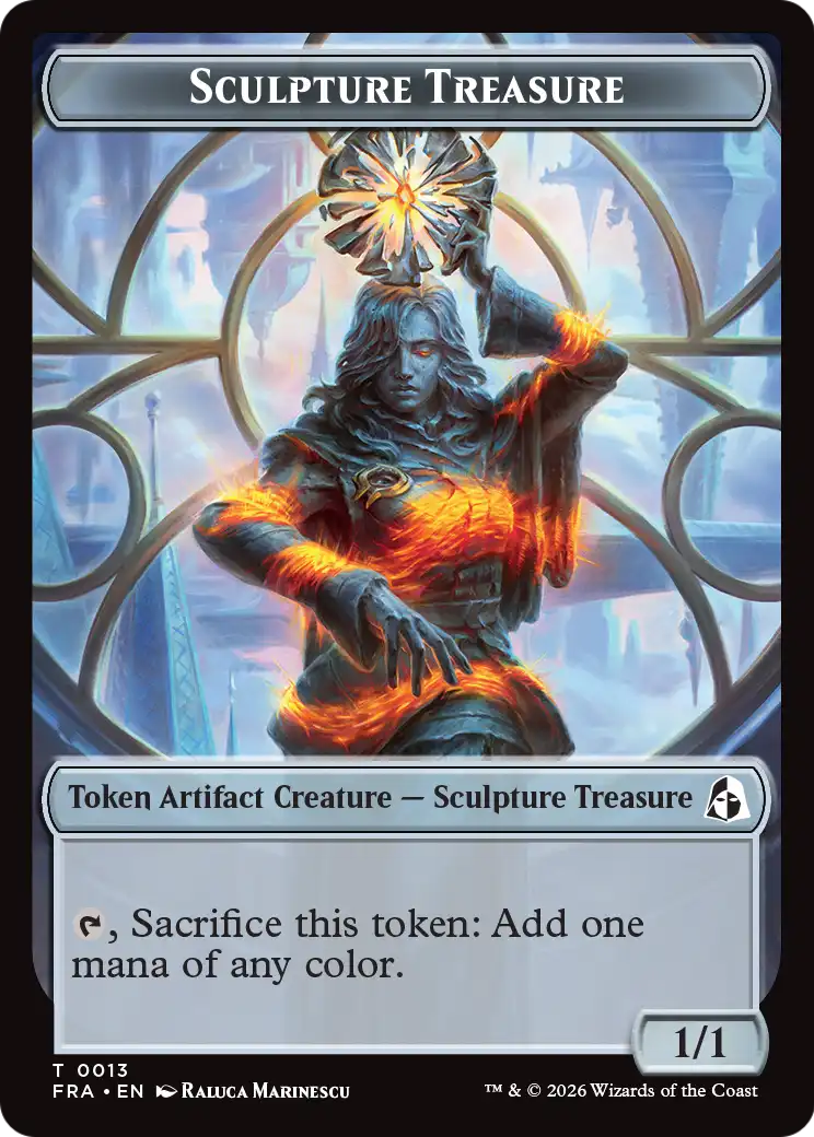 Sculpture Treasure // Beast Double-Sided Token [Reality Fracture Tokens] | Gam3 Escape