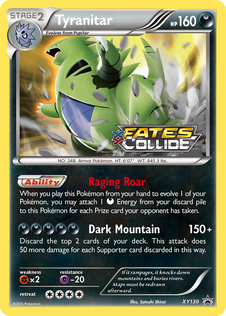 Tyranitar (XY130) [XY: Black Star Promos] | Gam3 Escape