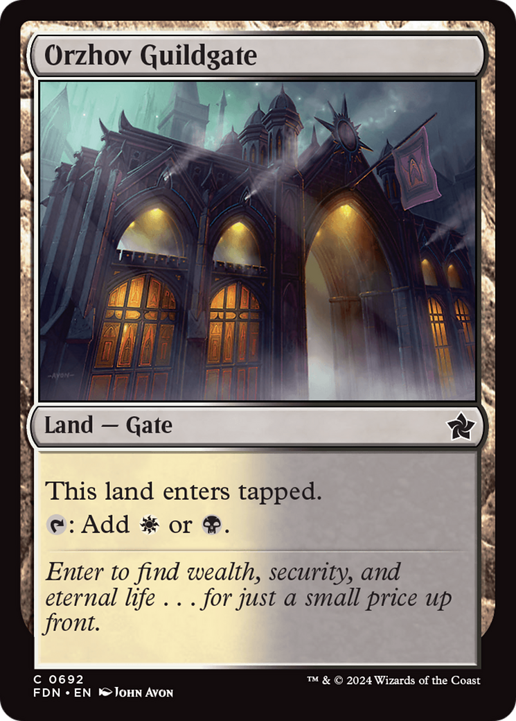 Orzhov Guildgate [Foundations] | Gam3 Escape