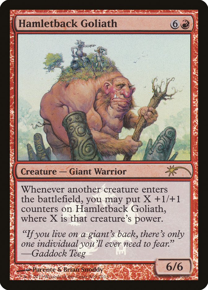 Hamletback Goliath [Resale Promos] | Gam3 Escape