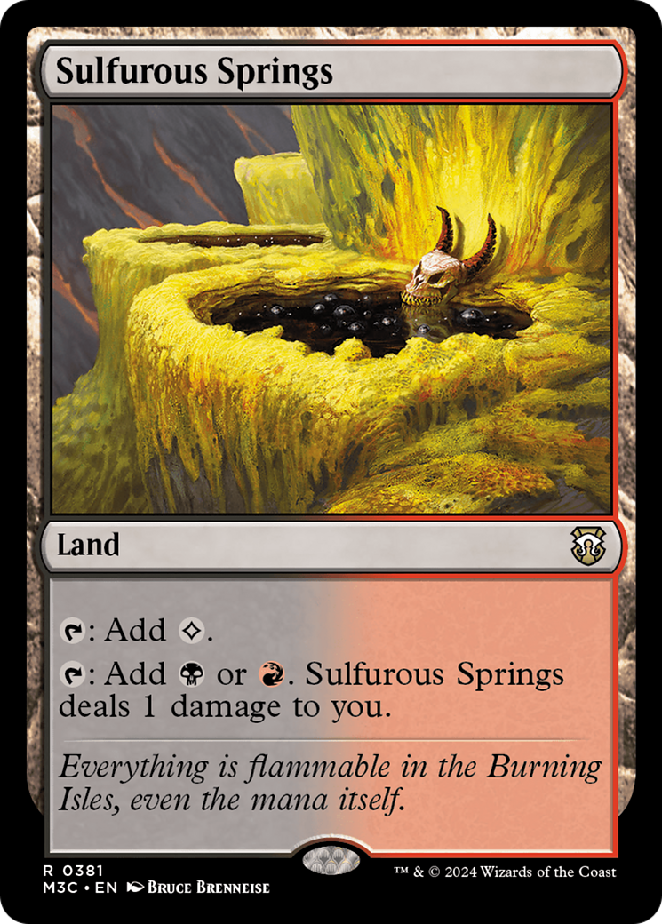 Sulfurous Springs (Ripple Foil) [Modern Horizons 3 Commander] | Gam3 Escape