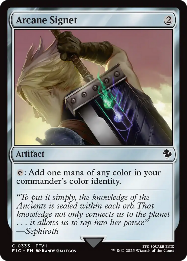 Arcane Signet (0333) [FINAL FANTASY Commander] | Gam3 Escape