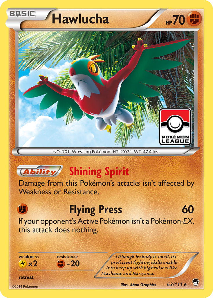 Hawlucha (63/111) [XY: Furious Fists] | Gam3 Escape