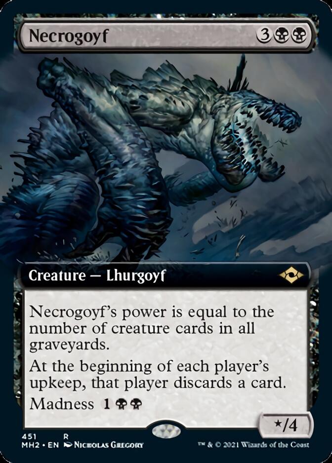 Necrogoyf (Extended Art) [Modern Horizons 2] | Gam3 Escape