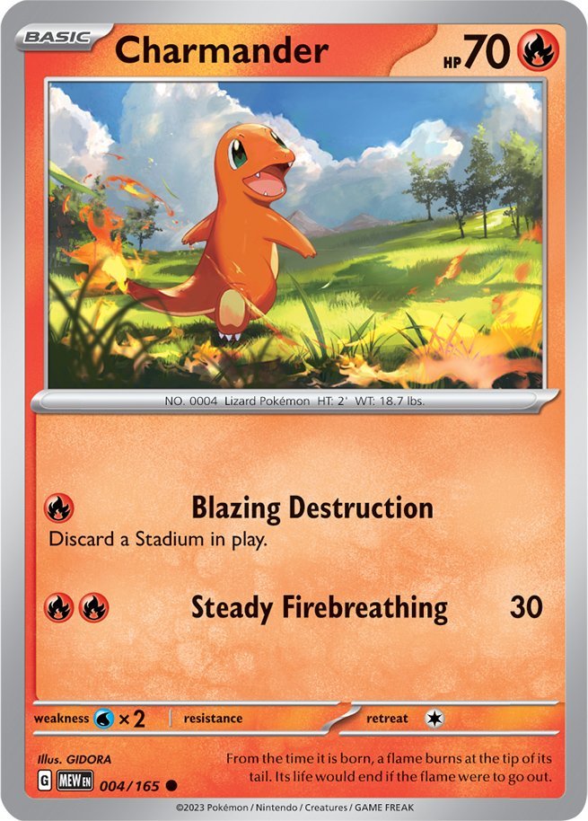 Charmander (004/165) [Scarlet & Violet: 151] | Gam3 Escape