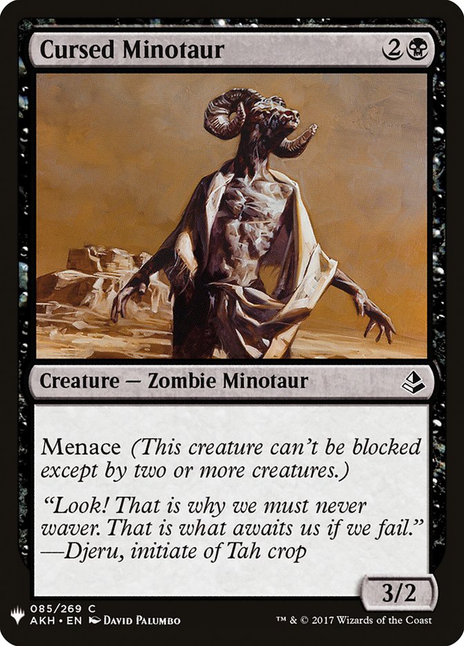 Cursed Minotaur [Mystery Booster] | Gam3 Escape