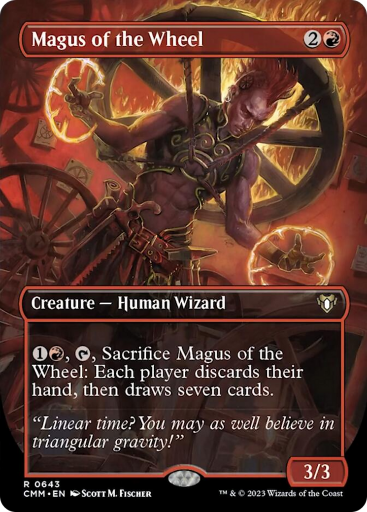 Magus of the Wheel (Borderless Alternate Art) [Commander Masters] | Gam3 Escape