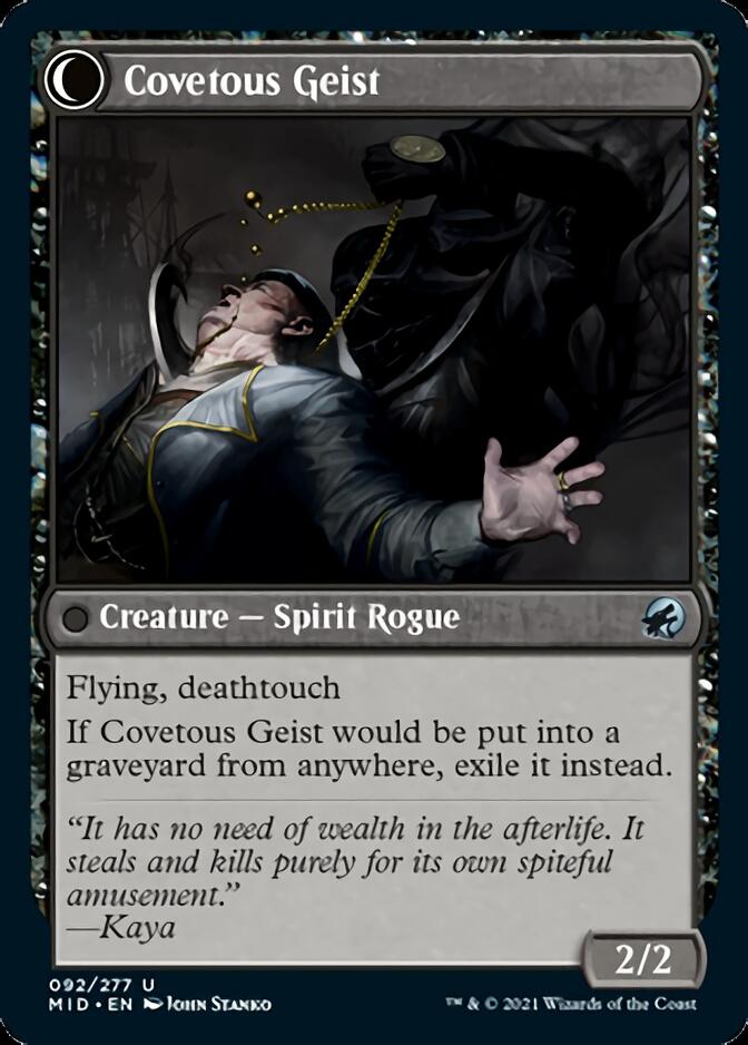 Covert Cutpurse // Covetous Geist [Innistrad: Midnight Hunt] | Gam3 Escape