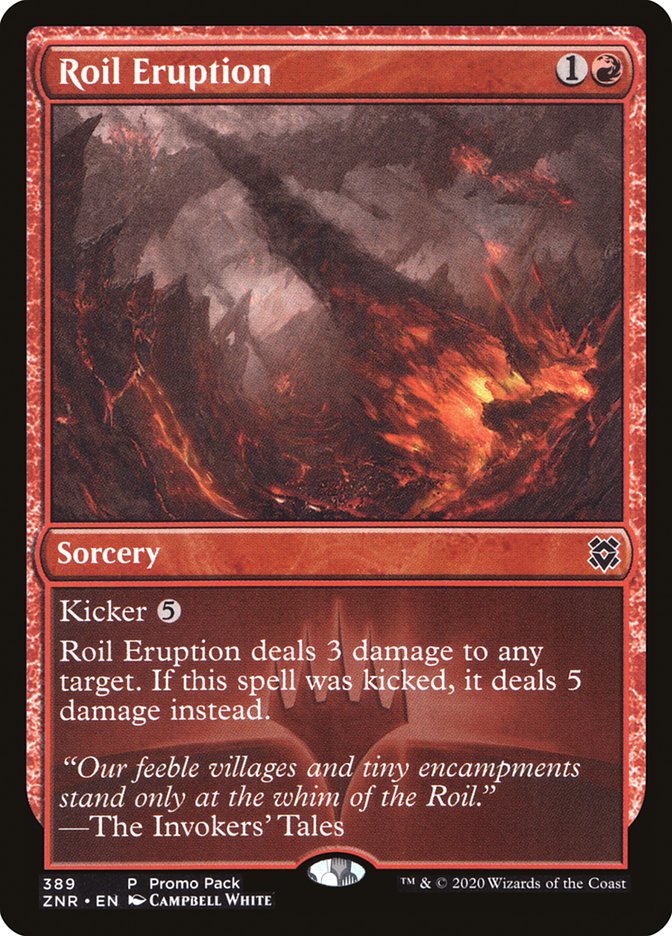 Roil Eruption (Promo Pack) [Zendikar Rising Promos] | Gam3 Escape