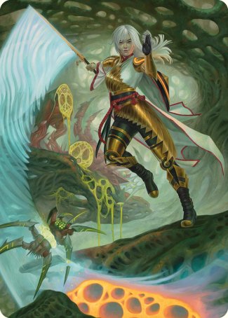 The Eternal Wanderer Art Card [Phyrexia: All Will Be One Art Series] | Gam3 Escape