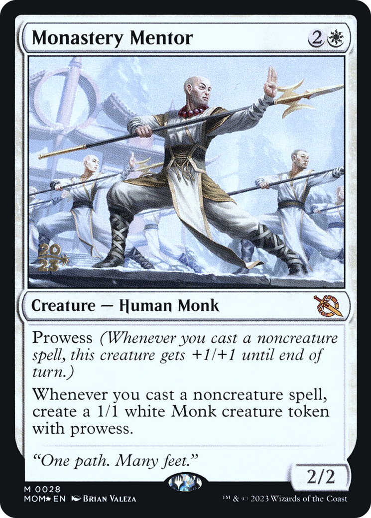 Monastery Mentor [March of the Machine Prerelease Promos] | Gam3 Escape