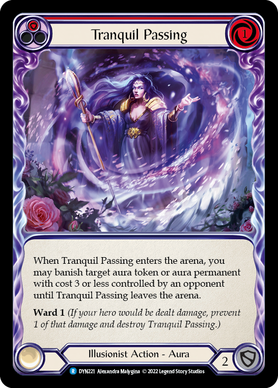 Tranquil Passing (Red) [DYN221] (Dynasty)  Rainbow Foil | Gam3 Escape