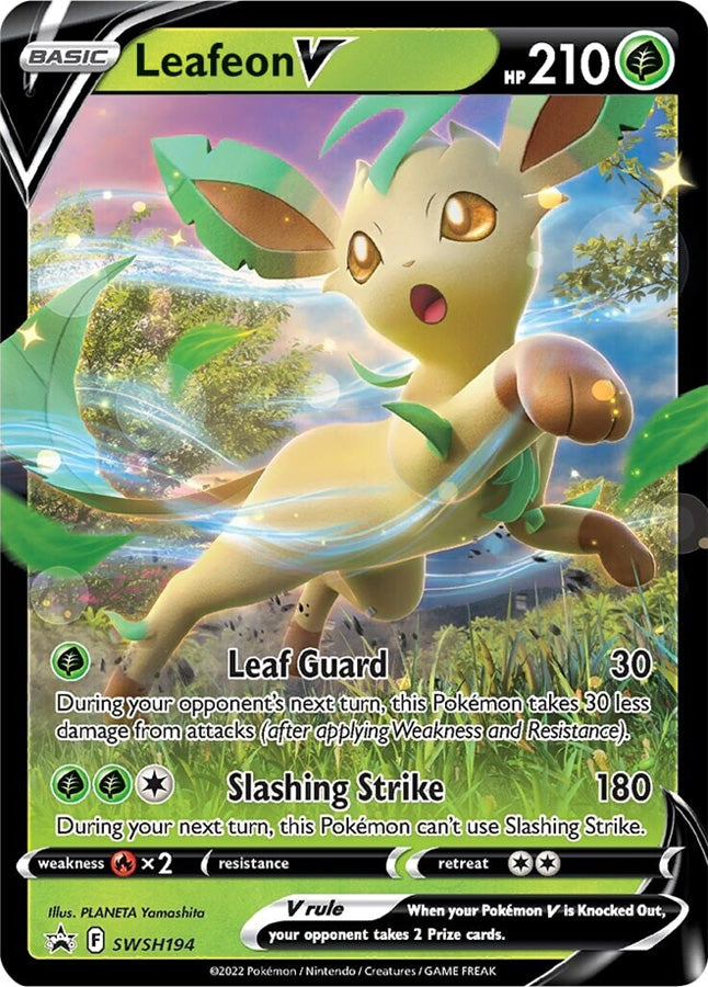 Leafeon V (SWSH194) [Sword & Shield: Black Star Promos] | Gam3 Escape