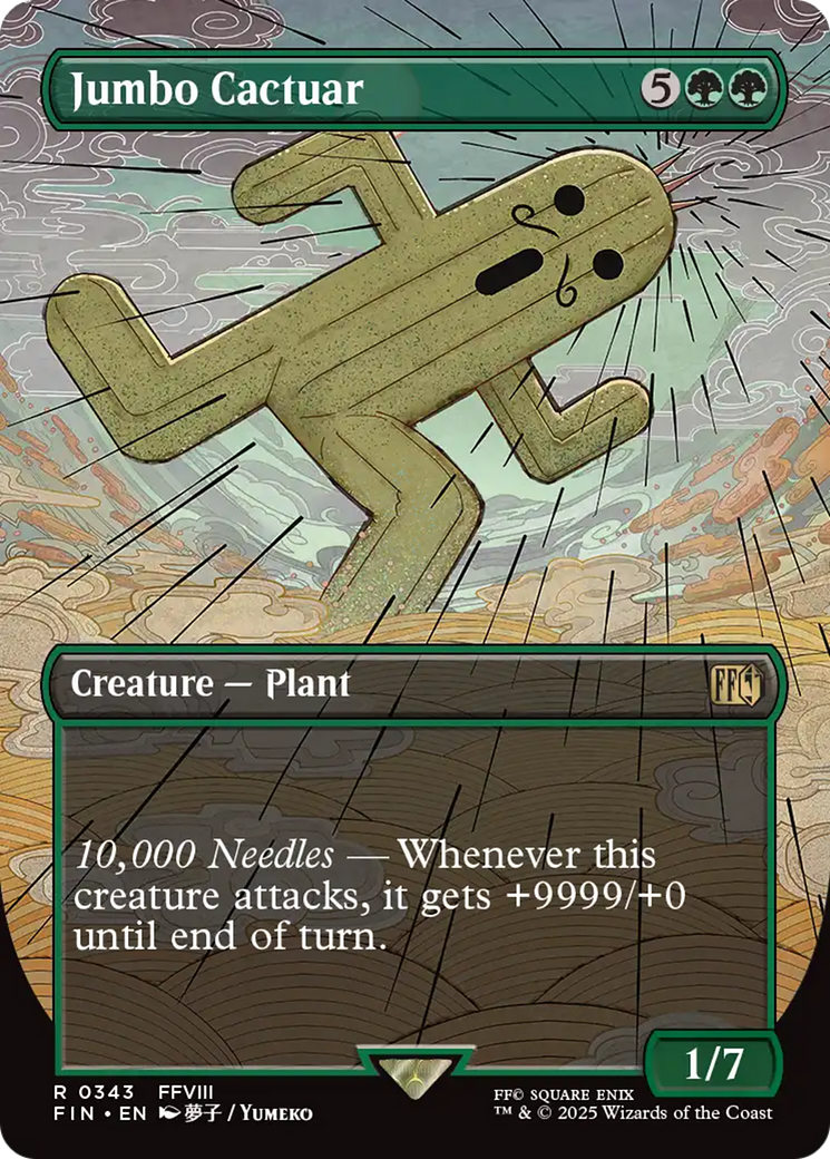 Jumbo Cactuar (Borderless) [FINAL FANTASY] | Gam3 Escape