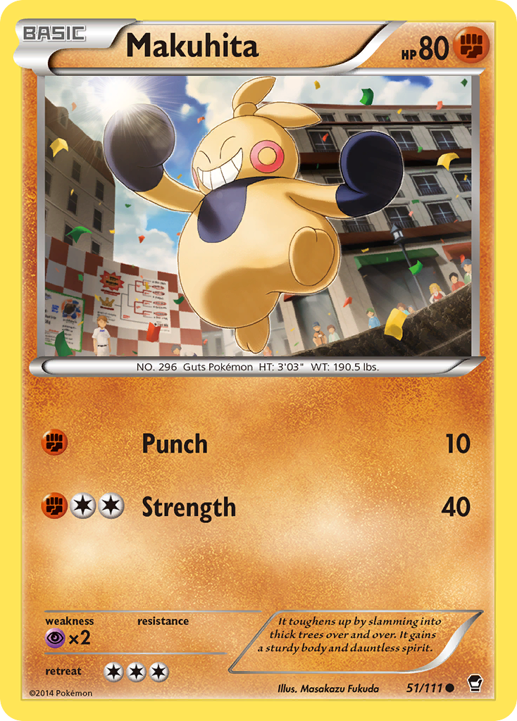 Makuhita (51/111) [XY: Furious Fists] | Gam3 Escape