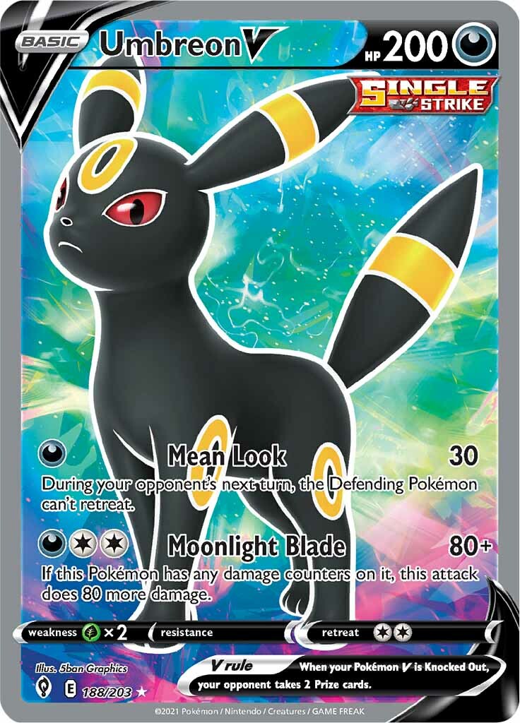 Umbreon V (188/203) [Sword & Shield: Evolving Skies] | Gam3 Escape