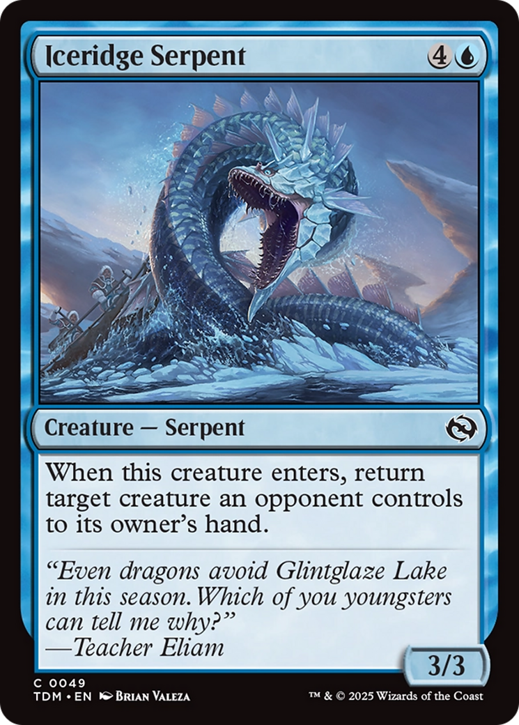 Iceridge Serpent [Tarkir: Dragonstorm] | Gam3 Escape