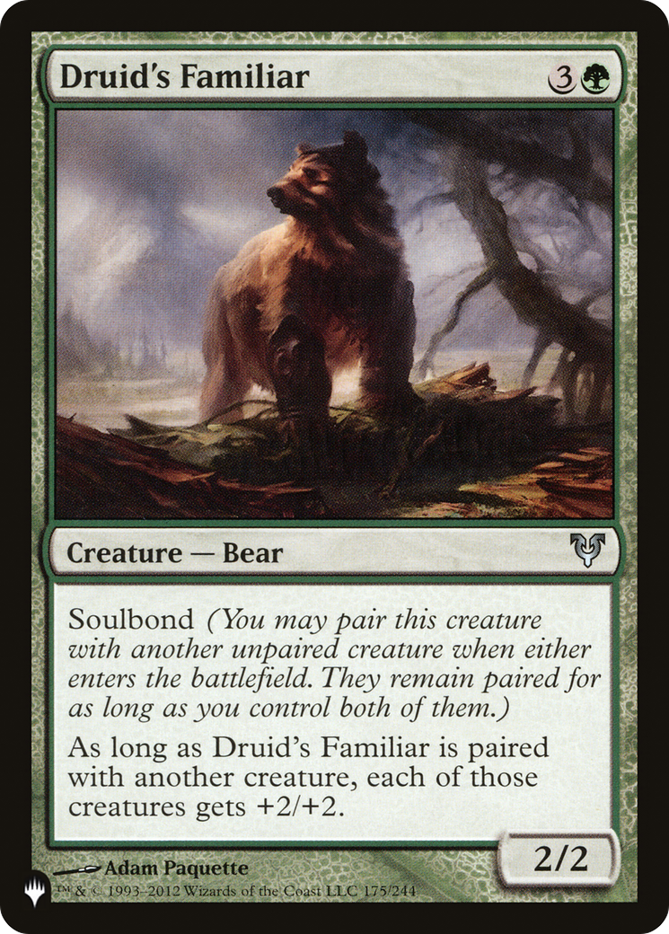 Druid's Familiar [The List Reprints] | Gam3 Escape