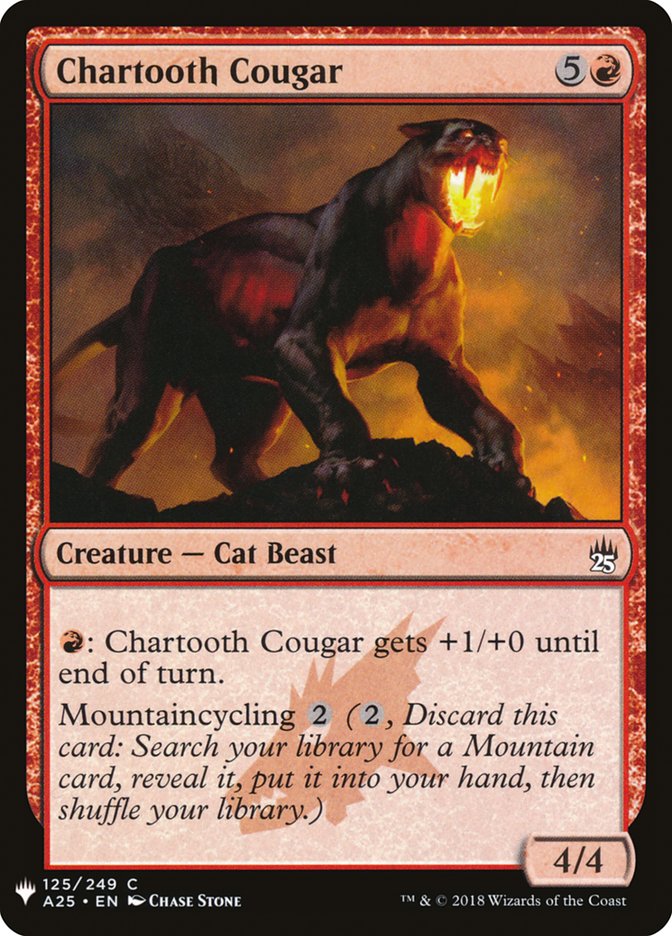 Chartooth Cougar [Mystery Booster] | Gam3 Escape