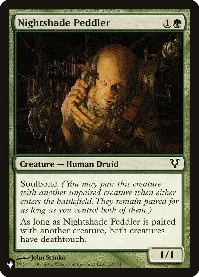 Nightshade Peddler [The List] | Gam3 Escape