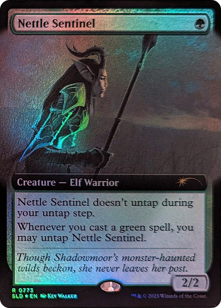 Nettle Sentinel (Extended Art) [Secret Lair Drop Series] | Gam3 Escape