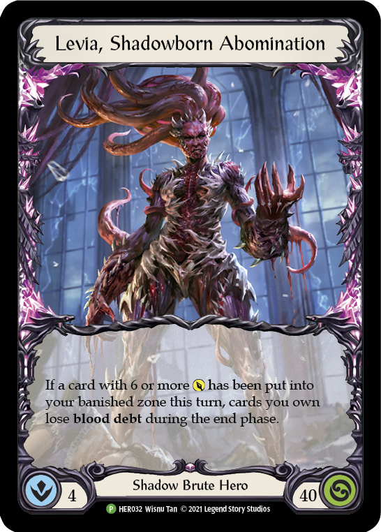 Levia, Shadowborn Abomination [HER032] (Promo)  Cold Foil | Gam3 Escape