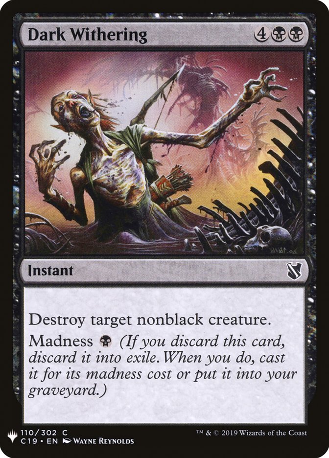 Dark Withering [Mystery Booster] | Gam3 Escape