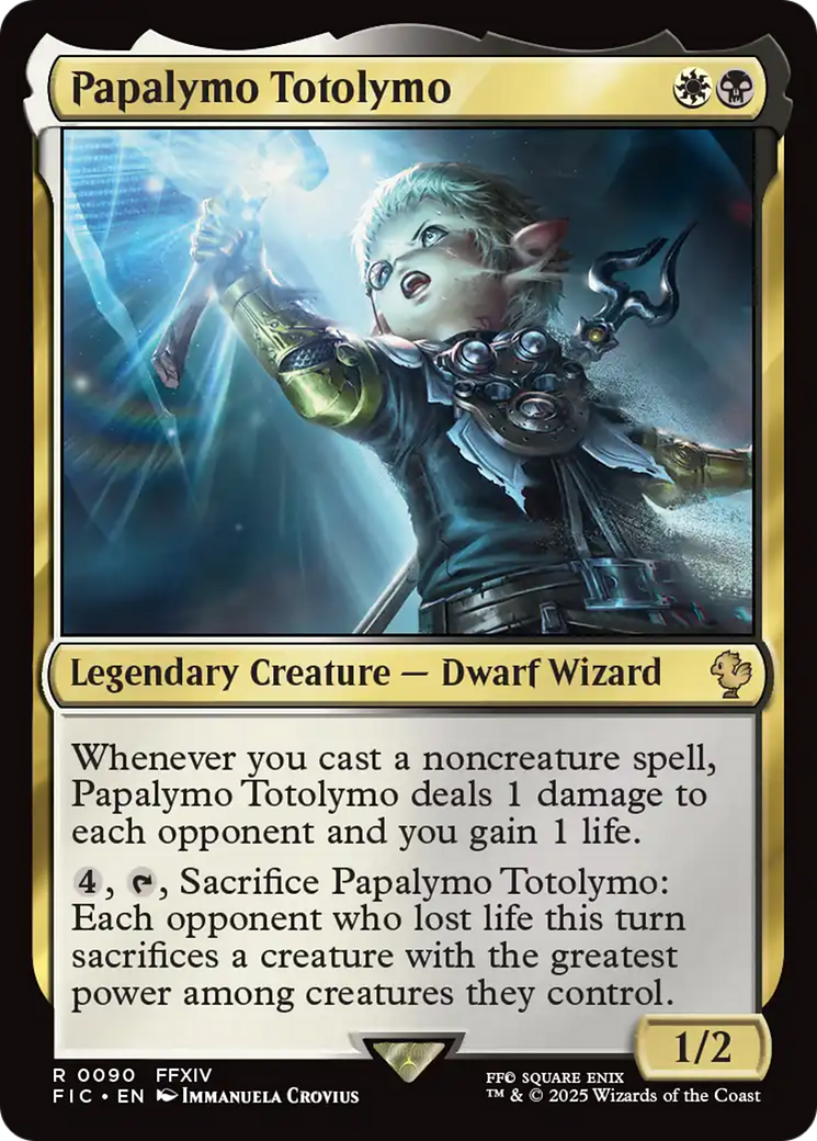 Papalymo Totolymo [FINAL FANTASY Commander] | Gam3 Escape