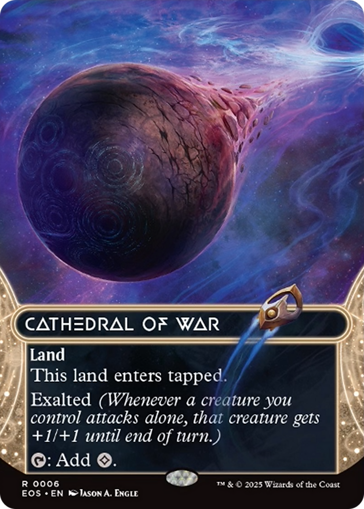 Cathedral of War (0006) (Borderless) [Edge of Eternities: Stellar Sights] | Gam3 Escape
