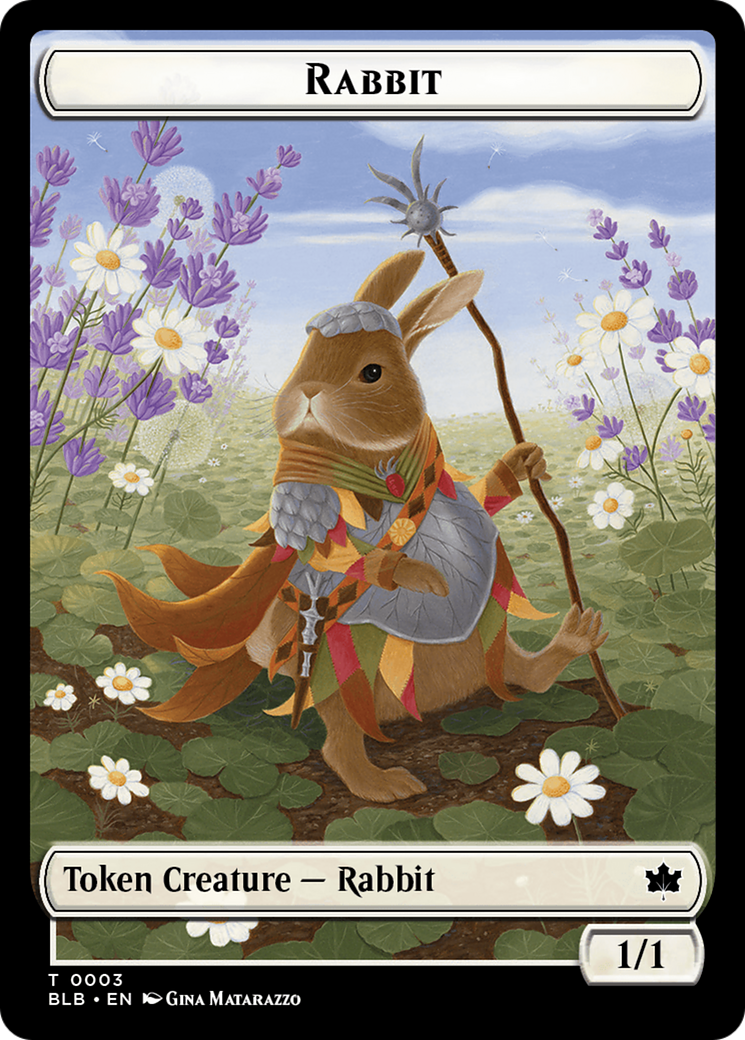 Rabbit Token [Bloomburrow Tokens] | Gam3 Escape