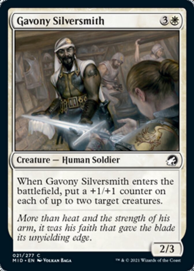 Gavony Silversmith [Innistrad: Midnight Hunt] | Gam3 Escape