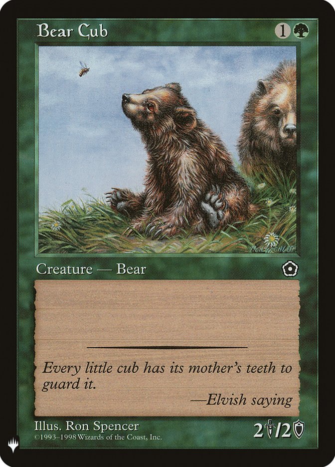 Bear Cub [Mystery Booster] | Gam3 Escape