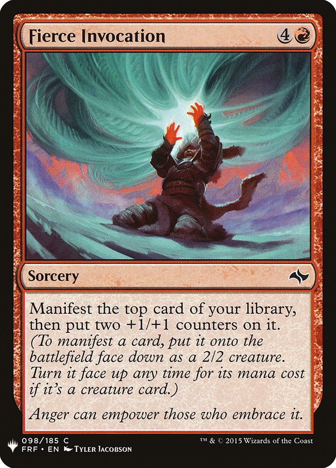 Fierce Invocation [Mystery Booster] | Gam3 Escape