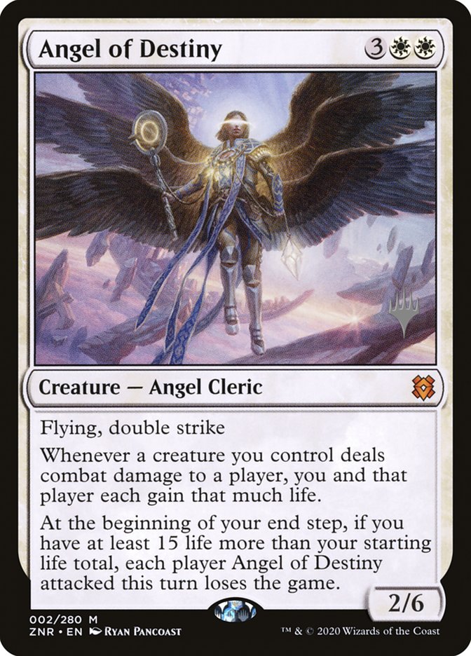 Angel of Destiny (Promo Pack) [Zendikar Rising Promos] | Gam3 Escape