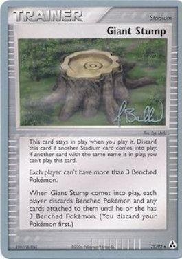 Giant Stump (75/92) (Eeveelutions - Jimmy Ballard) [World Championships 2006] | Gam3 Escape