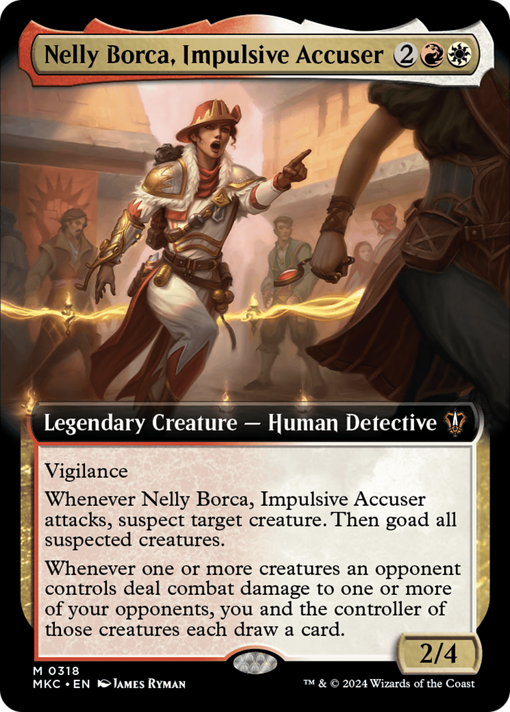 Nelly Borca, Impulsive Accuser (Extended Art) [Murders at Karlov Manor Commander] | Gam3 Escape