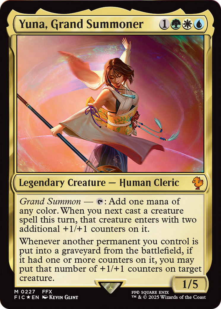 Yuna, Grand Summoner (Surge Foil) [FINAL FANTASY Commander] | Gam3 Escape