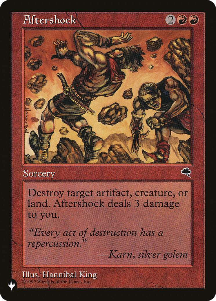 Aftershock [The List Reprints] | Gam3 Escape