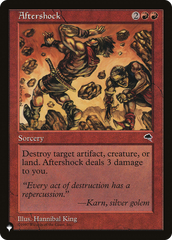 Aftershock [The List Reprints] | Gam3 Escape