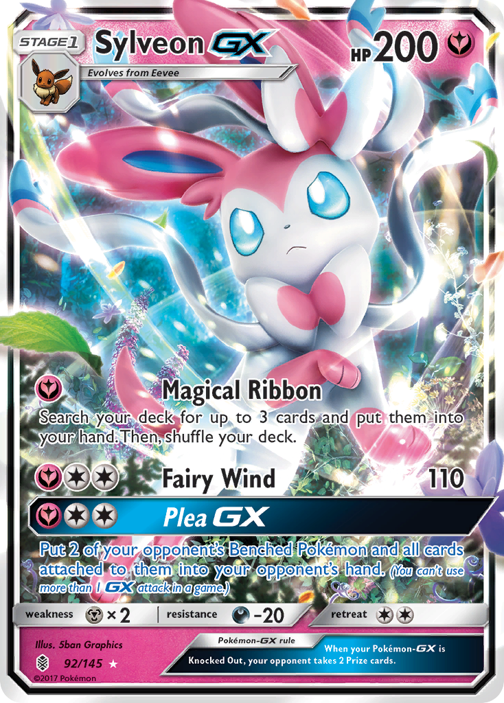 Sylveon GX (92/145) [Sun & Moon: Guardians Rising] | Gam3 Escape