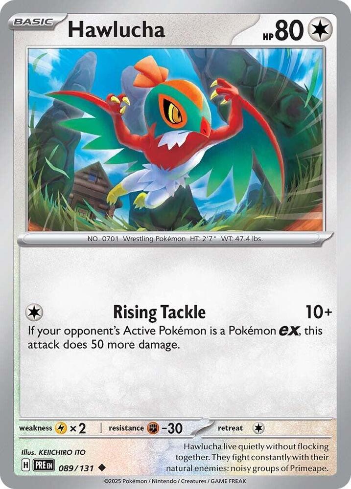 Hawlucha (089/131) [Scarlet & Violet: Prismatic Evolutions] | Gam3 Escape