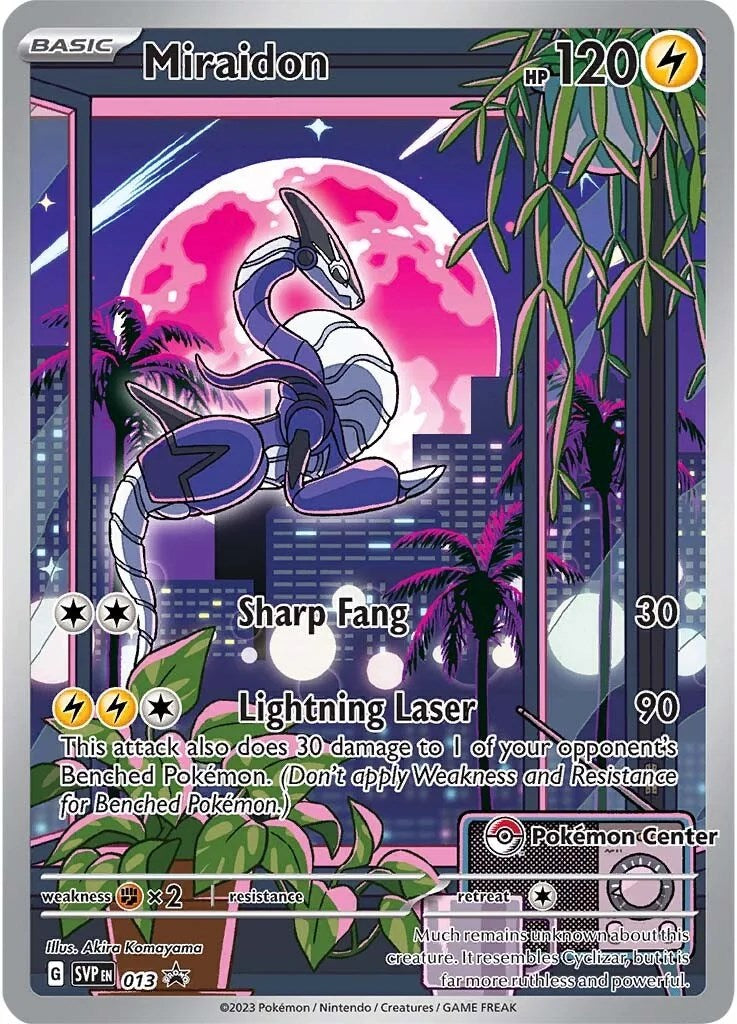 Miraidon (013) (Pokemon Center Exclusive) [Scarlet & Violet: Black Star Promos] | Gam3 Escape