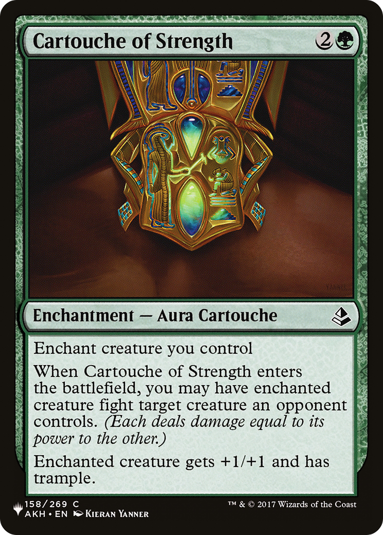 Cartouche of Strength [The List Reprints] | Gam3 Escape