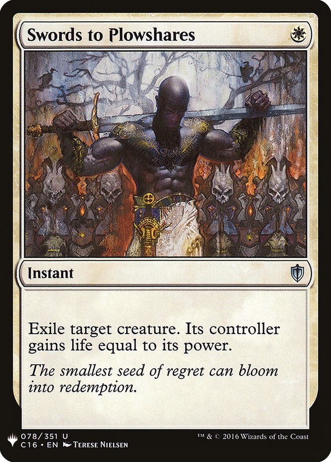 Swords to Plowshares [Mystery Booster] | Gam3 Escape