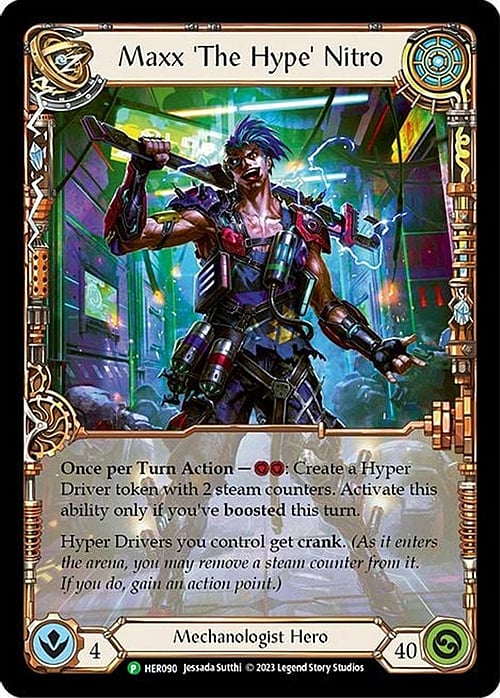 Maxx 'The Hype' Nitro [HER090] (Promo)  Cold Foil | Gam3 Escape