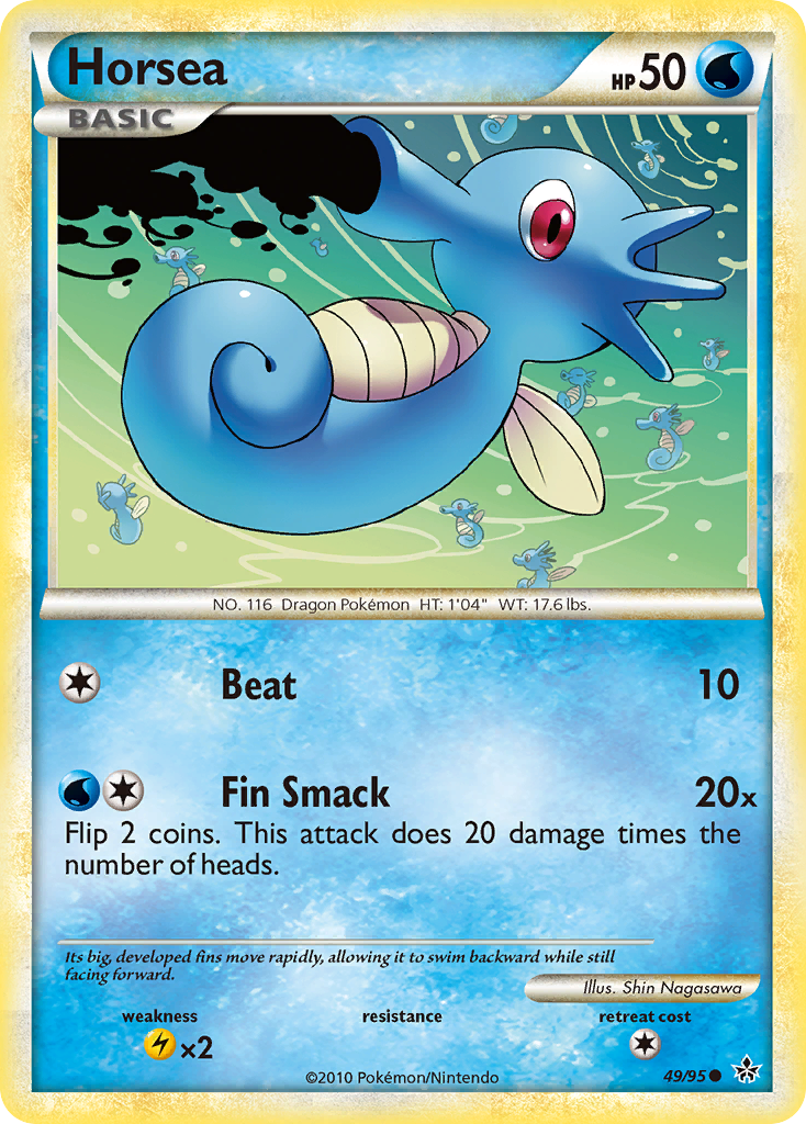 Horsea (49/95) [HeartGold & SoulSilver: Unleashed] | Gam3 Escape