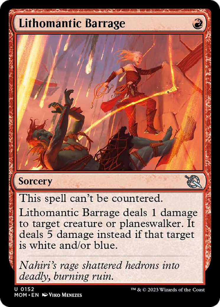 Lithomantic Barrage [March of the Machine] | Gam3 Escape